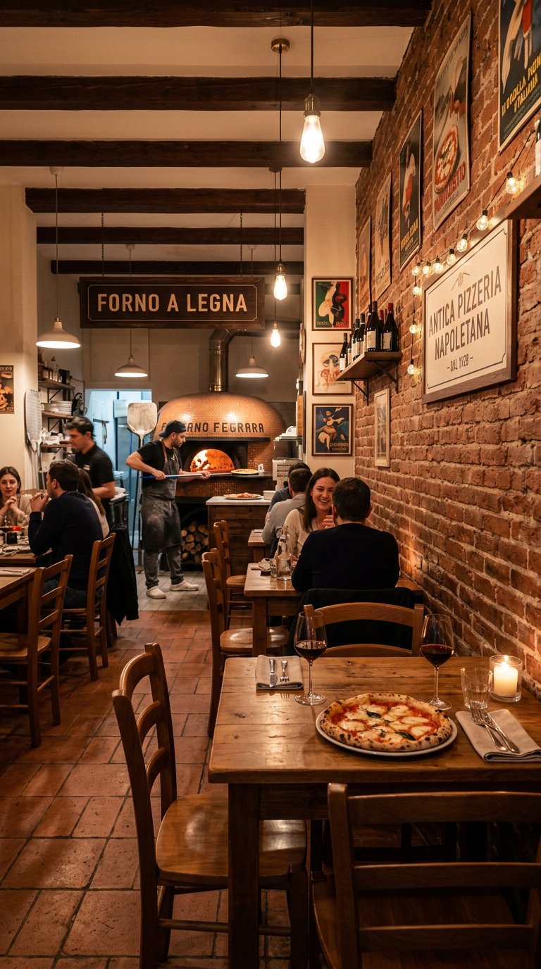 Sala della pizzeria